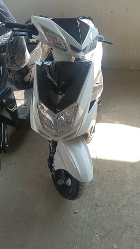 Image of ULTRABIKES Aura Electric Scooter with 48V 24AH Lithium Ion Battery|2 Year Warranty On Battery|60 KM Range On Single Charge|3 Speed Modes|USB Charging Facility I 45 KMPH TOP Speed (White),for Adult