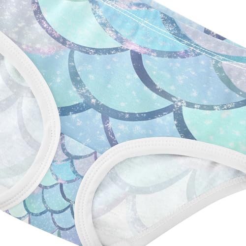 Pink Teal Mermaid Tail Scale Toddler Girls's Underwear 2T 202c03494