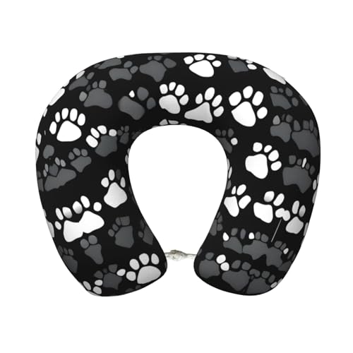 Almohada cervical de poliéster color negro miniatura 1