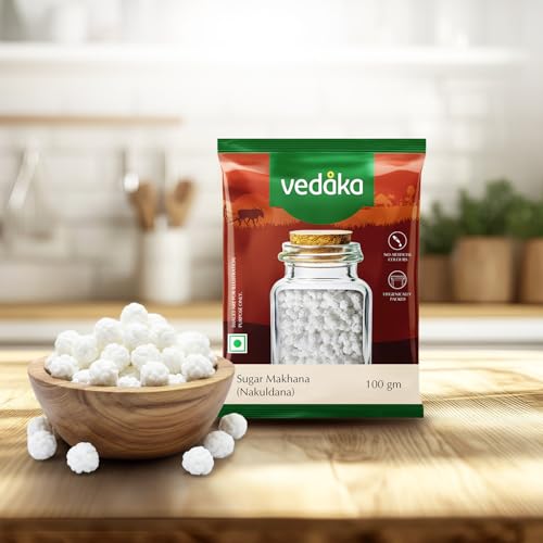 Image of Amazon Brand - Vedaka Sugar Makhana (Nakuldana) 100 g