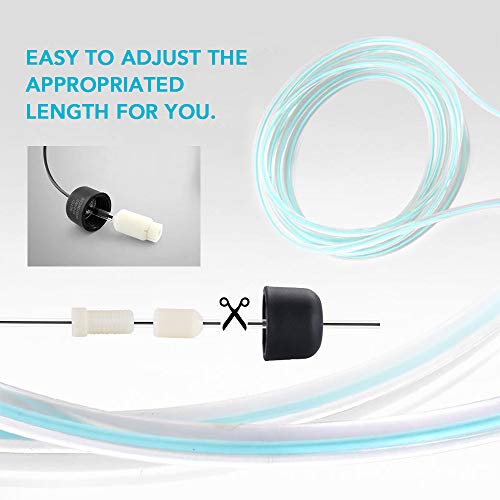 DECDEAL Conjunto de corda de pular 10 unidades com blocos de peso corda de salto ajustável para fitn