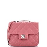 Chanel, Pre-Loved Urban Companion Flap Bag Quilted Caviar Small, Pink