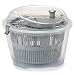 Centrifugadora Escurridor de Verduras y Lechugas de 4,4 L. de Capacidad, Sistema de manivela de Gran Velocidad (Colores Neutros, Aleatorio)