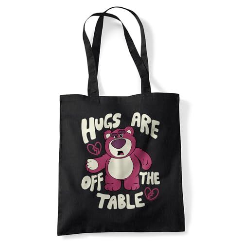 Sac cabas réutilisable Toy Story noir grand format Lotso