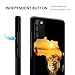 TAMEFOX Compatible with Samsung Galaxy S20 FE Case,Black-African Lion Slim Soft Shockproof TPU Protective Cover Case for Samsung Galaxy S20 FE 6.5-inch