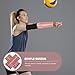 TOGEVAL Elastic Volleyball Wrist Guards Arm Brace Padded Elbow Sleeves for Youth Sports