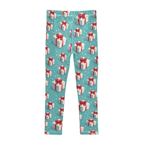 senya Girls Printed Leggings Yoga Pants Gift Polka Dot Pattern for Kids in 4t to 10 Years, 4T2