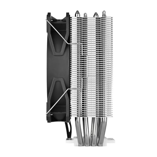 Image of SilverStone Technology Argon V120 CPU Cooler with Four 6mm Heat Pipes for AMD AM4 / AM5 and Intel LGA 1700 /1851, SST-ARV120B