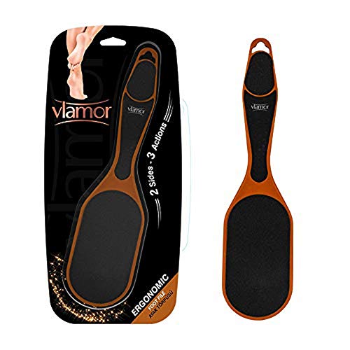 Foot Rasp File Callus Remover, pedicure foot file Colossal Foot Rasp Foot File And Callus Remover for Dead Skin feet scrubber pedicure tool (Triple 2 Sides 3 Actions)