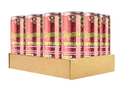 Siponey Botanics Non-Alcoholic Paloma Cocktail – Grapefruit & Rosemary Mocktail