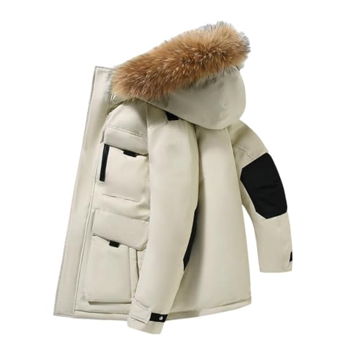 Doudoune courte homme USTZFTBCL veste de style urbain pour couple