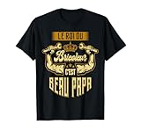 Un cadeau amusant pour Beau Papa fête des père tshirt. Humour Beau Papa t-shirt idée cadeau vêtements fete des père t-shirt pour homme, beau père. Parfaite cadeau Beau Pere anniversaire.