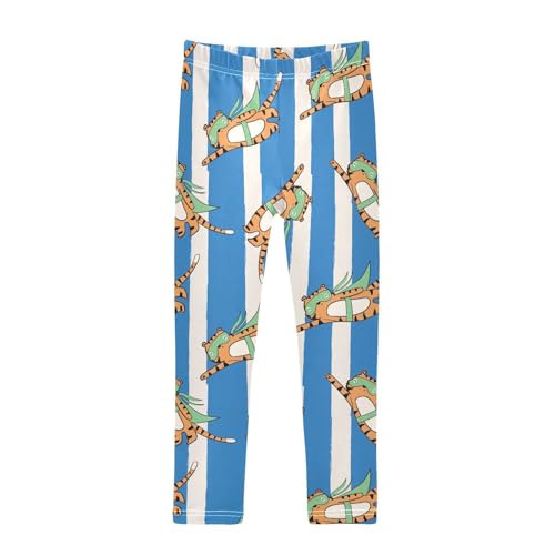 Girls Leggings Cute Tiger Little Hero Animals Toddler Girls Clothes Leggings for Girls Toddler Girls Leggings 3-4T