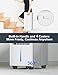 AIRTHRYL Smart Portable Air Conditioners, Removable Water Tank, 120°Oscillating Fan Pearl White