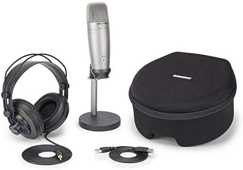 Samson C01U Pro Podcasting Pack (SAC01UPROPK), SIlver