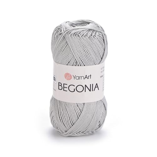 Image of YarnArt Begonia 100% Cotton, Pure Premium Soft Cotton for Knitting Crochet and Amigurumi, Shiny Colors 1.76 Oz (50g) / 185 Yrds (169m) (4920)