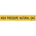 Brady 7139-1, 90241 Self-Sticking Vinyl Pipe Marker, (Pack of 50 Cards)