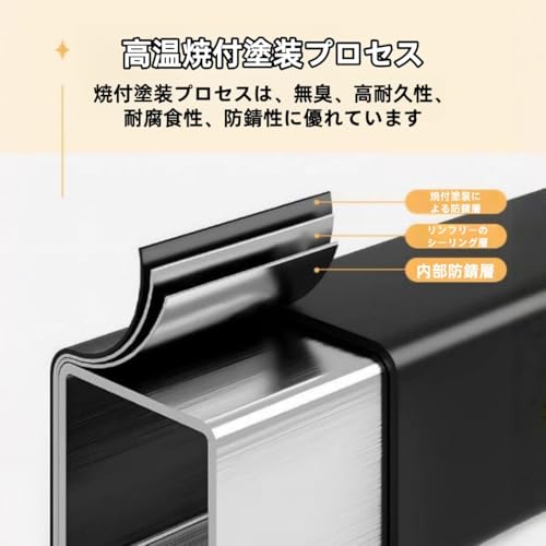 花形のエンドテーブル、小さなコーヒーテーブル、リビングルームのコーヒー、小さなスペースのドリンク、3層設計、安定した構造、幅広のベース 厚みのあるサポート 無臭 錆びにくい や寝室での使用に適しています (ナチュラル,40*30*61.5cm) [5]