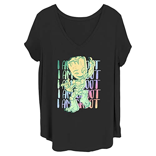 T-shirt Groot Marvel la solution confort stretch pour femme ronde