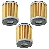 Powersports Replacement Parts for 3 Pack Oil Filter for Yamaha 5D3-13440-00-00 5D3-13440-01-00