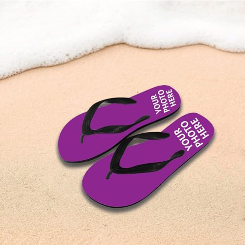 Custom Flip Flops Add Your Text/Logo/Image Personalized sandal Slippers Beach Bathroom Indoor Outdoor Sandals For Men Women3