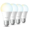 Sengled Dual Mode Smart Light Bulbs with Remote & App Control, LED Light Bulbs 2700K-6500K Dimmable, Remote Control Light Bulbs 60W Equiv, Group Control, Timing, Sunrise & Sunset (4P, No Remote)