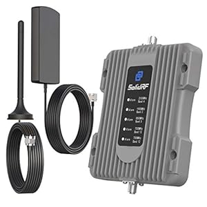 SolidRF Cell Phone Booster for Car, Truck, SUV – Portable Mobile Cell Signal Booster for Vehicle -Support All Canadian…