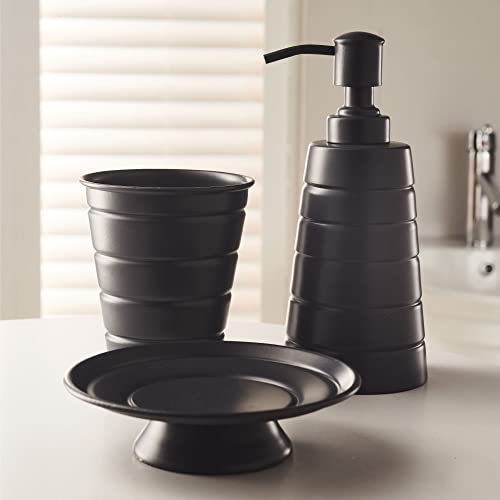OurHouse Three Piece Bathroom Caddy Set, Accessories Toothbrush Holder - Image 2