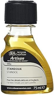 Winsor & Newton 2621728 Artisan Olej stojący do farb olejnych, do mieszania wodą, butelka 75 ml