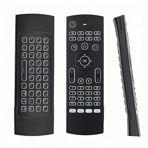 7 Color Backlit LED MX3 Pro Mini Keyboard Fly Remote Mouse,Android TV Remote Control,IR Learning Mini Wireless Keyboard for Android TV Box.HTPC.IPTV,Networked Set-top Box,Mini PC(Battery not Included) by Guiheng - Used condition - Image 7