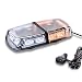12" 36-Watt LED Mini Light Bar w/ 17 Modes, IP66 Waterproof and Magnetic Mount - Amber/White Warning Strobe Light Bars for Hazard, Emergency, Snow Plow Vehicles