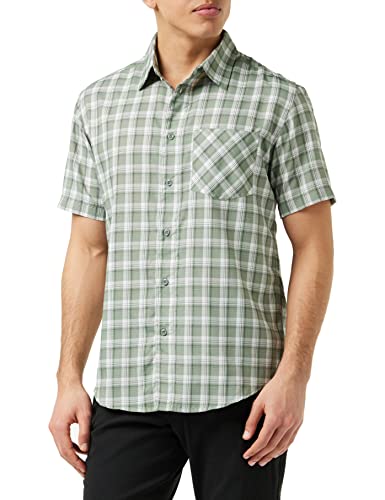 CMP - Camicia da Uomo, Torba-Salvia-Antracite, 46