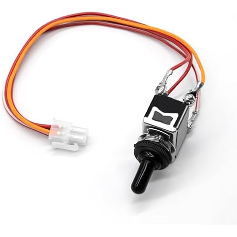 CLUBRALLY Golf Cart Run/Tow Switch with Connecting Wires, Fits EZGO Electric 1994-Up TXT, DCS and PDS, OEM#73125-G01/633114 Cover