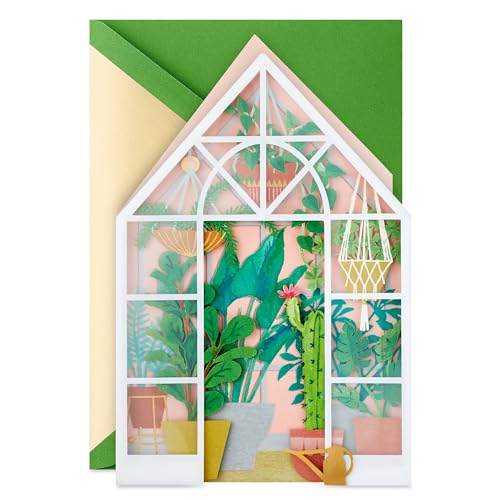 Hallmark Signature Mother's Day Card (Greenhouse) Blank, Thinking of You, Encouragement