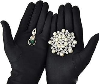 SWISSO Microfiber Gloves for Cleaning Purposes (Black, 9 inches)