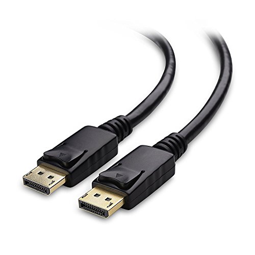 BigPlayer DisplayPort DP to DP DisplayPort Cable for Monitor, Personal Computer, Printer, Smartphone, Router, Projector (Black)