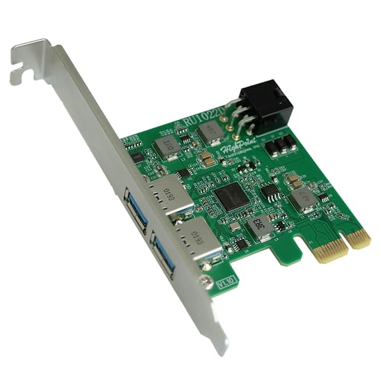 Image of RocketU 1022D PCIe 3.0 x1 2-Port 5Gb /s USB 3.2 HBA