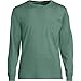 Lands' End Mens Long Sleeve Pocket Super-T Tee Eucalyptus Regular XX-Large