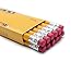 SKKSTATIONERY Pre-sharpened pencils, Pencils Sharpened with eraser top, #2 HB pencil, 144/box.