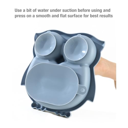 PandaEar Owl-Shaped Suction Plate (Blue) — view 8