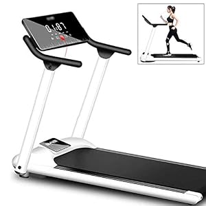 Treadmill,Portable Motorised Running Jogging Walking Small Multifunctional Walking Machine,Foldable,Ultra Thin and Silent Intended for Home/Office
