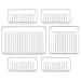 Kootek Desk Drawer Organizer Trays with 3-Size Drawer Dividers 6 Organizers Bins Customize Layout Storage Box for Bedroom Dresser Bathroom Kitchen Office