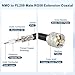 XRDS -RF NMO Antenna Mount to UHF PL259 RG58 Cable - 15FT CB Antenna Cable Extension NMO to PL259 for NMO VHF/UHF/CB Radio Antenna, Black