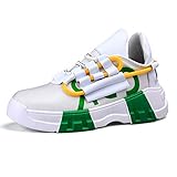 Suela De Material: Caucho Calzado Deportivo Masculino Moda Hombres Zapatos Casuales Hombres Zapatillas De Deporte Primavera Verano   Hombres Zapatos con Cordones Respirador Malla Zapatos Masculinos Adulto