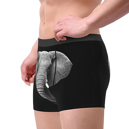 Elephant Mens Boxer Briefs Underwear Breathable Stretch Boxer Trunk3