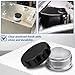 1.5 Inch Weld Gas Cap Aluminum Alloy Fuel Cap with Weld On Filler Neck Oil Tank Cap for Automotive and Industrial Applications (BLACK) Transfer Tank Cap