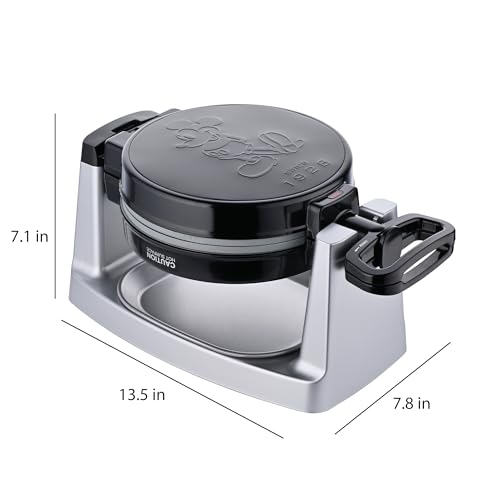 Mickey Mouse Waffle and Donut Maker with 3 Sets of Removable Nonstick Ceramic Plates by Disney - Image 9
