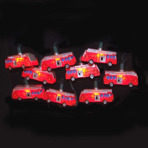 Camion de Pompier Kurt Adler Guirlande Lumineuse pour Chambre - 2