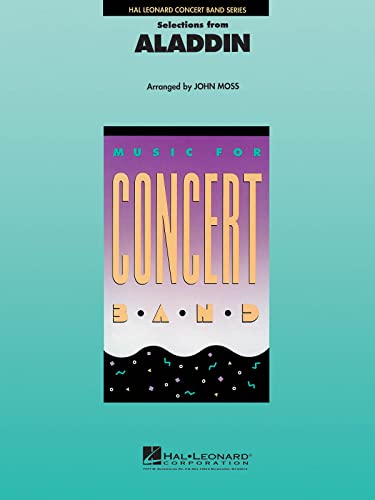 Selections from Aladdin Concert Band partition orchestre harmonie musique de film