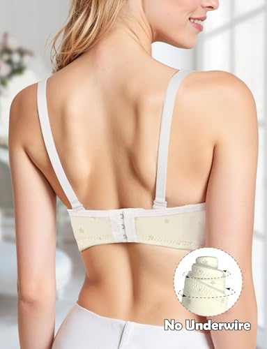 Happy Cherry Girls Lightly Padded Bra Wireless Bralette Underwear Adjustable Training Bras for Teen Girl 12-18 Years3